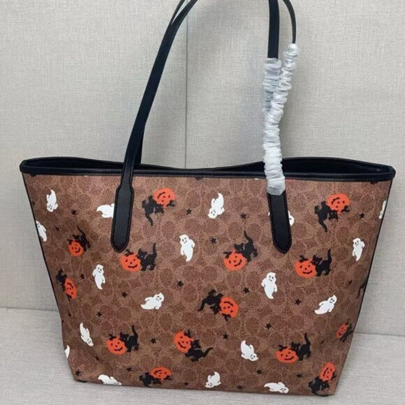 City Tote - Coach Halloween Signature Canvas - Picture 2 of 8